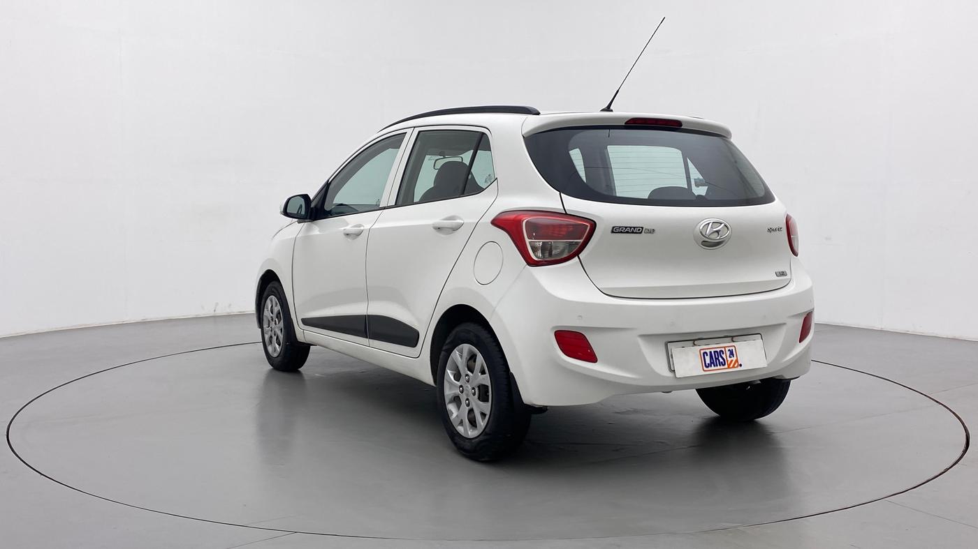2016 Hyundai Grand i10 SPORTZ 1.2 KAPPA VTVT, Petrol, Manual, 90,995 km, Left Back Diagonal