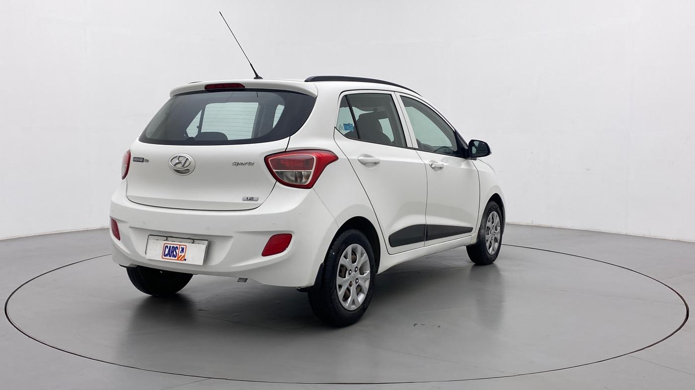 2016 Hyundai Grand i10 SPORTZ 1.2 KAPPA VTVT, Petrol, Manual, 90,995 km, Right Back Diagonal