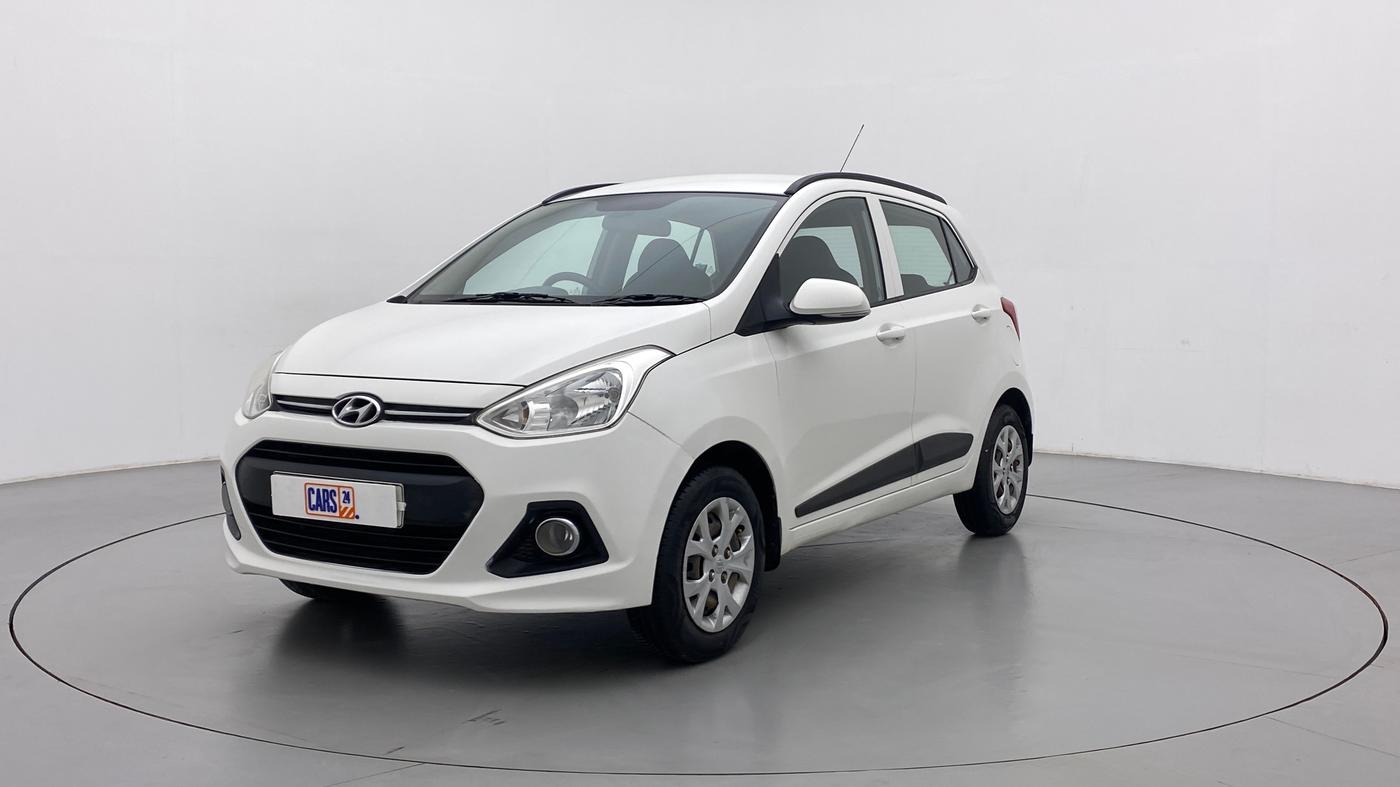 2016 Hyundai Grand i10 SPORTZ 1.2 KAPPA VTVT, Petrol, Manual, 90,995 km, Left Front Diagonal