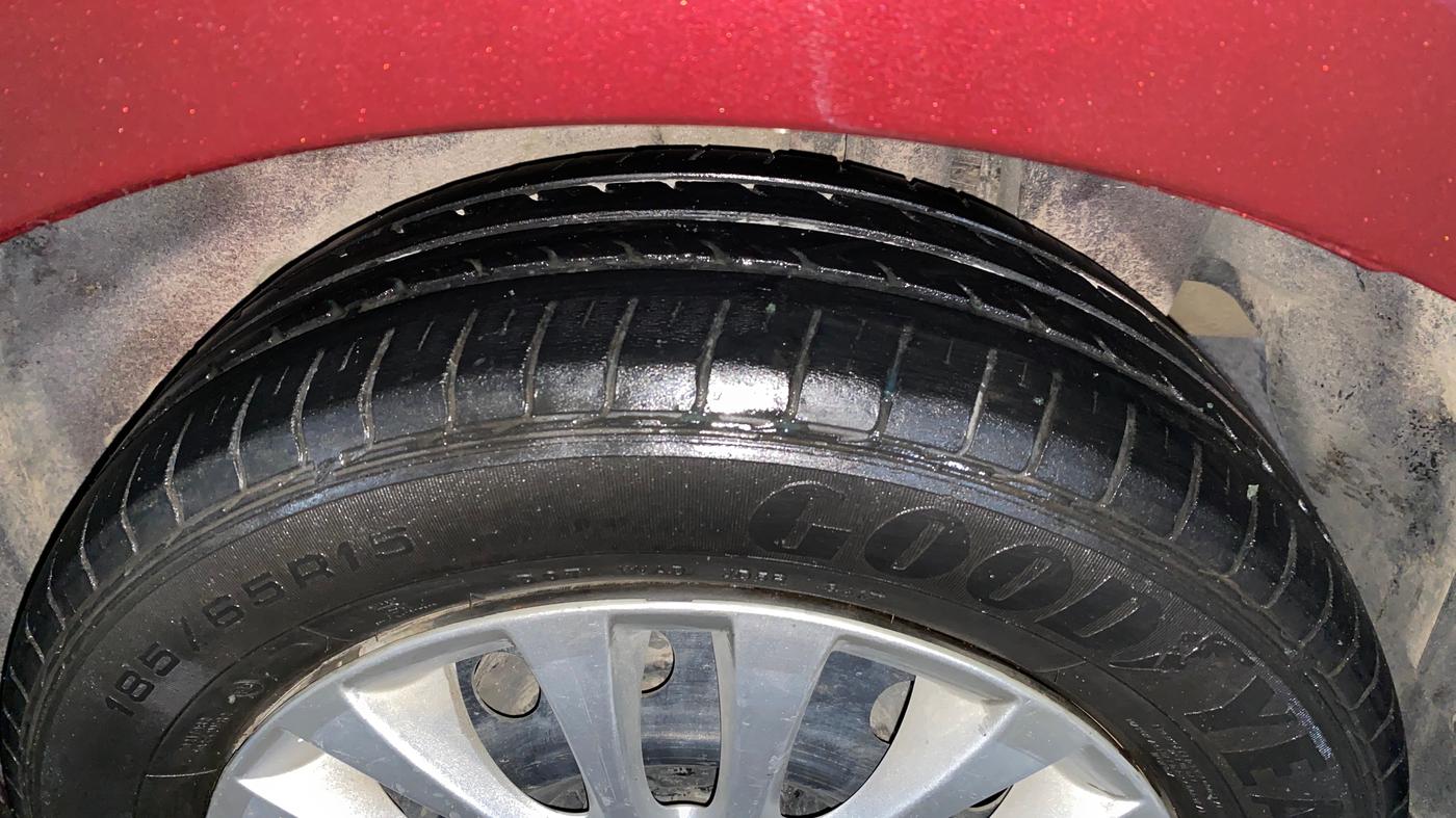 2017 Maruti Ciaz DELTA 1.4 MT PETROL, Petrol, Manual, 39,962 km, Left Rear Tyre Tread
