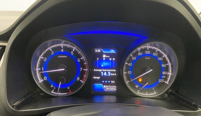 2016 Maruti Baleno ZETA PETROL 1.2, Petrol, Manual, 1,07,222 km, Odometer Image