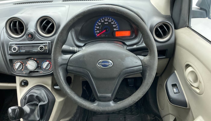2016 Datsun Go Plus T, Petrol, Manual, 1,14,535 km, Steering Wheel Close Up