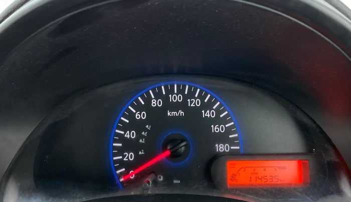 2016 Datsun Go Plus T, Petrol, Manual, 1,14,535 km, Odometer Image