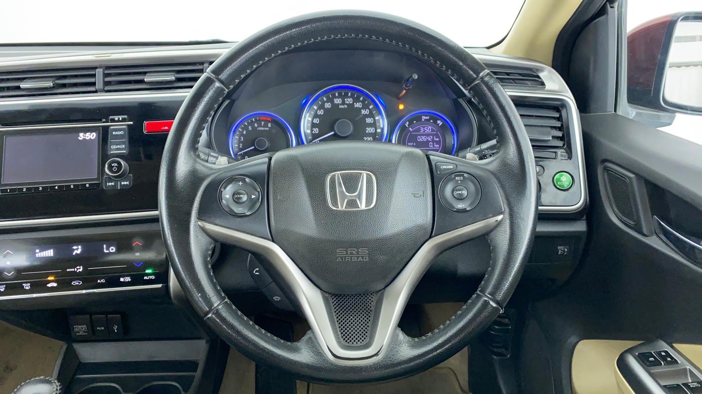 2014 Honda City VX CVT PETROL, Petrol, Automatic, 26,729 km, Steering Wheel Close Up