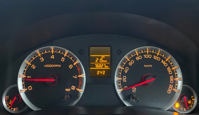 2014 Maruti Swift Dzire VXI, Petrol, Manual, 76,864 km, Odometer Image