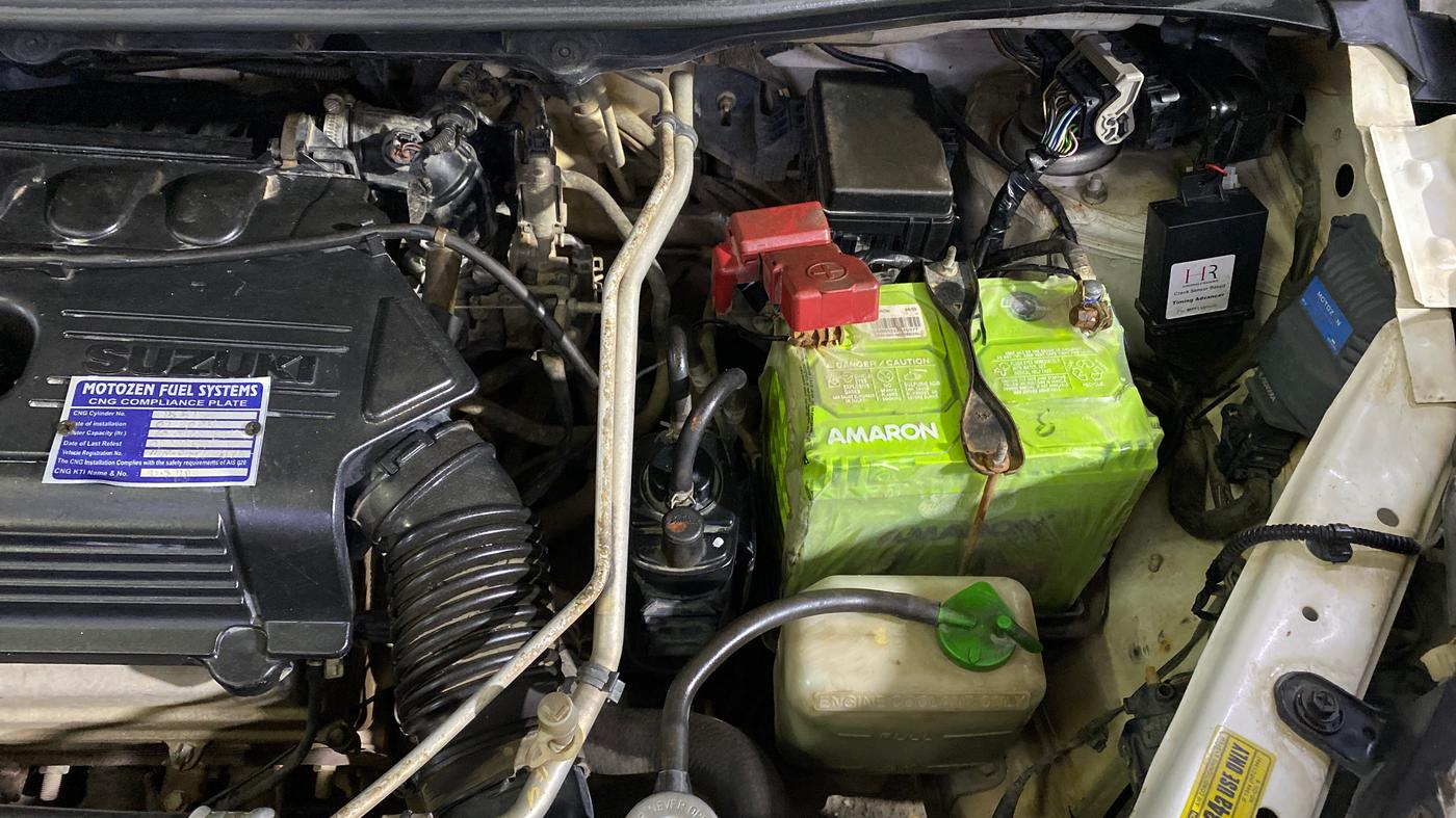 2018 Maruti Wagon R 1.0 VXI, CNG, Manual, 1,18,844 km, Engine View - Left