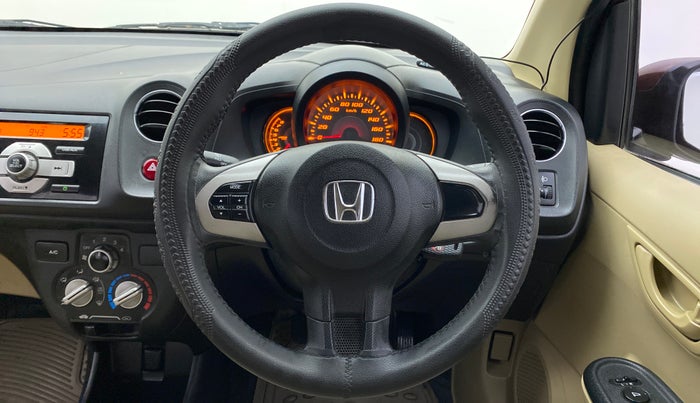 2014 Honda Amaze 1.2 SMT I VTEC, Petrol, Manual, 58,424 km, Steering Wheel Close Up