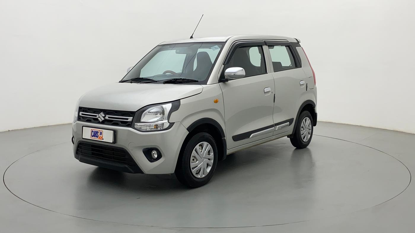 2020 Maruti New Wagon-R LXI CNG 1.0, CNG, Manual, 55,700 km, Left Front Diagonal