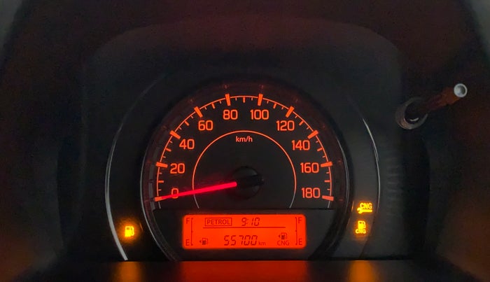 2020 Maruti New Wagon-R LXI CNG 1.0, CNG, Manual, 55,700 km, Odometer Image
