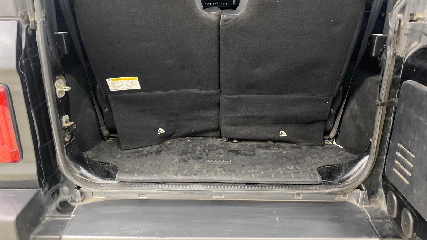 2021 Mahindra Thar LX HT PETROL 4WD MT, Petrol, Manual, 1,02,170 km, Boot Inside