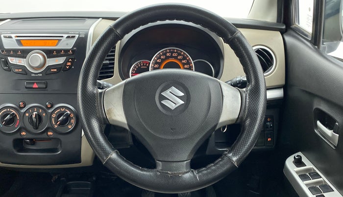 2016 Maruti Wagon R 1.0 VXI, Petrol, Manual, 35,690 km, Steering Wheel Close Up