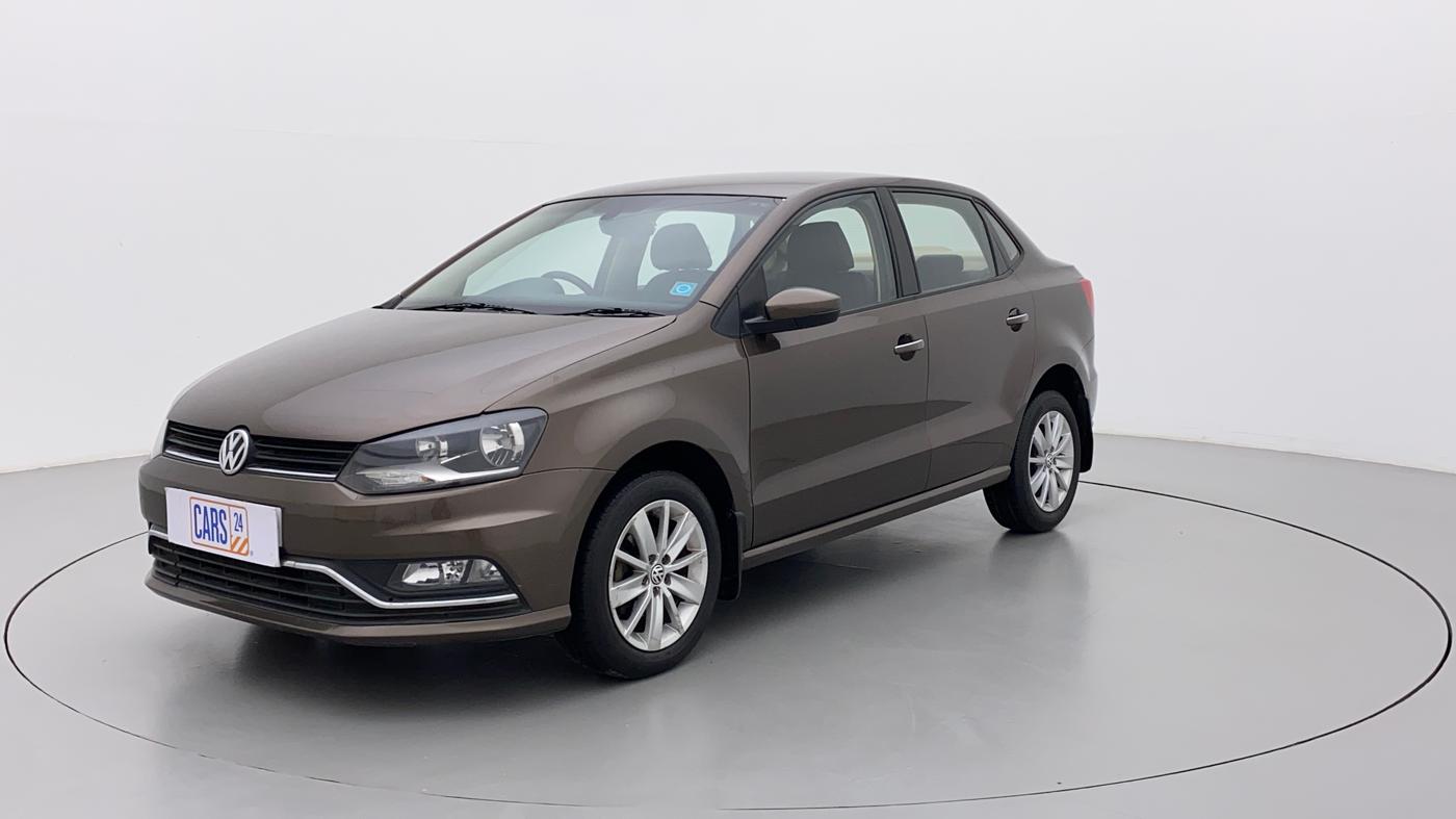 2017 Volkswagen Ameo HIGHLINE DSG 1.5 DIESEL , Diesel, Automatic, 58,825 km, Left Front Diagonal