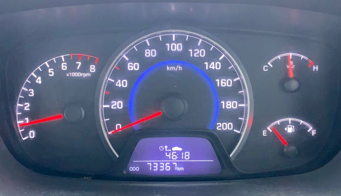 2015 Hyundai Grand i10 SPORTZ 1.2 KAPPA VTVT, Petrol, Manual, 73,321 km, Odometer Image