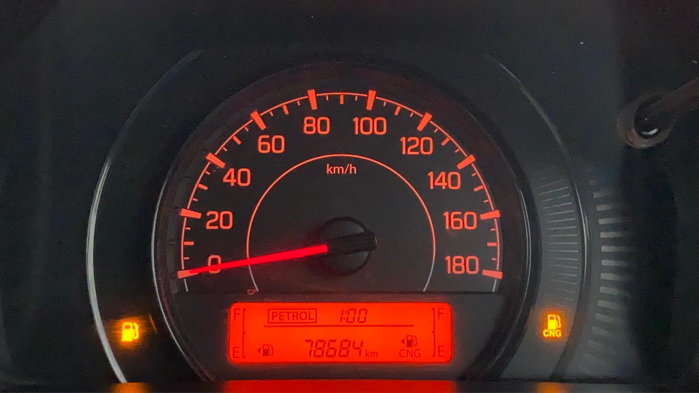 2019 Maruti New Wagon-R 1.0 Lxi (o) cng, CNG, Manual, 78,787 km, Odometer Image