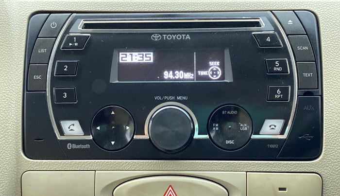 2014 Toyota Etios V, Petrol, Manual, 23,542 km, Infotainment System