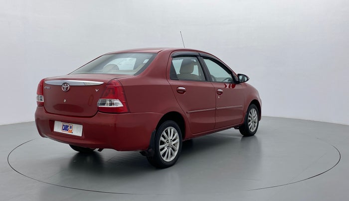 2014 Toyota Etios V, Petrol, Manual, 23,542 km, Right Back Diagonal
