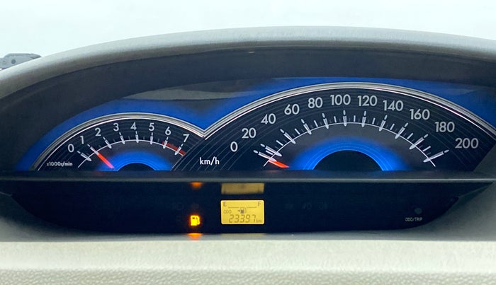 2014 Toyota Etios V, Petrol, Manual, 23,542 km, Odometer Image