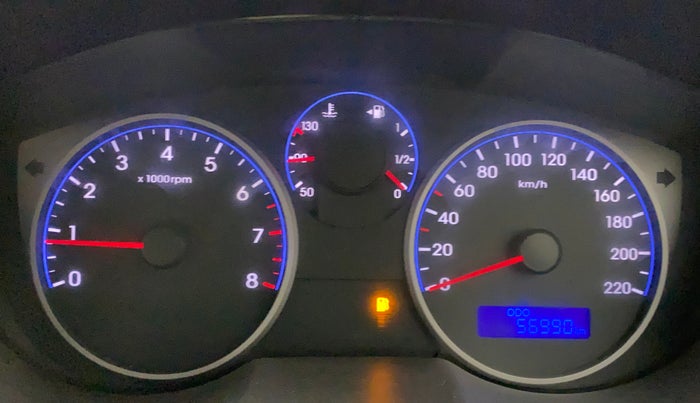 2012 Hyundai i20 MAGNA (O) 1.2, Petrol, Manual, 57,215 km, Odometer Image