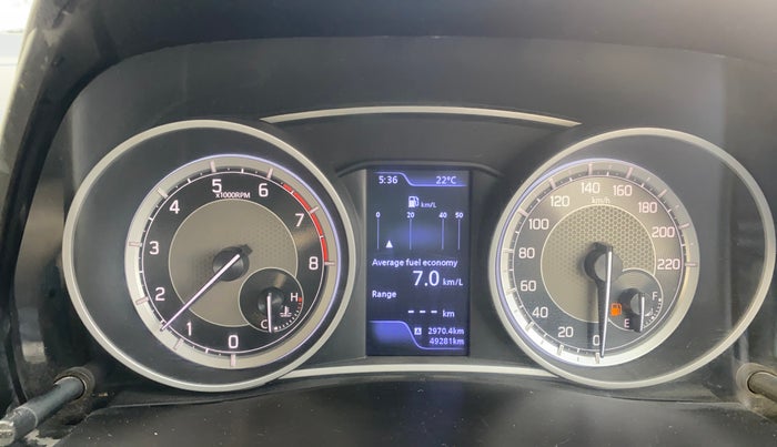 2021 Maruti Dzire ZXI Plus, Petrol, Manual, 49,274 km, Odometer Image