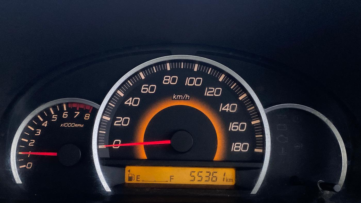 2016 Maruti Wagon R 1.0 VXI, Petrol, Manual, 55,397 km, Odometer Image
