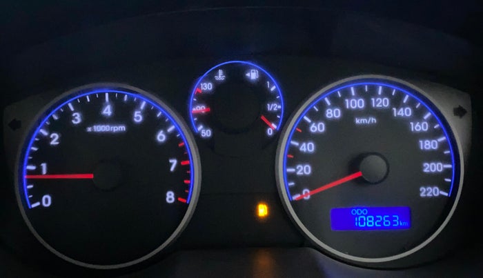 2012 Hyundai i20 SPORTZ 1.2, Petrol, Manual, 1,08,263 km, Odometer Image