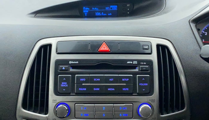 2012 Hyundai i20 SPORTZ 1.2, Petrol, Manual, 1,08,263 km, Infotainment System