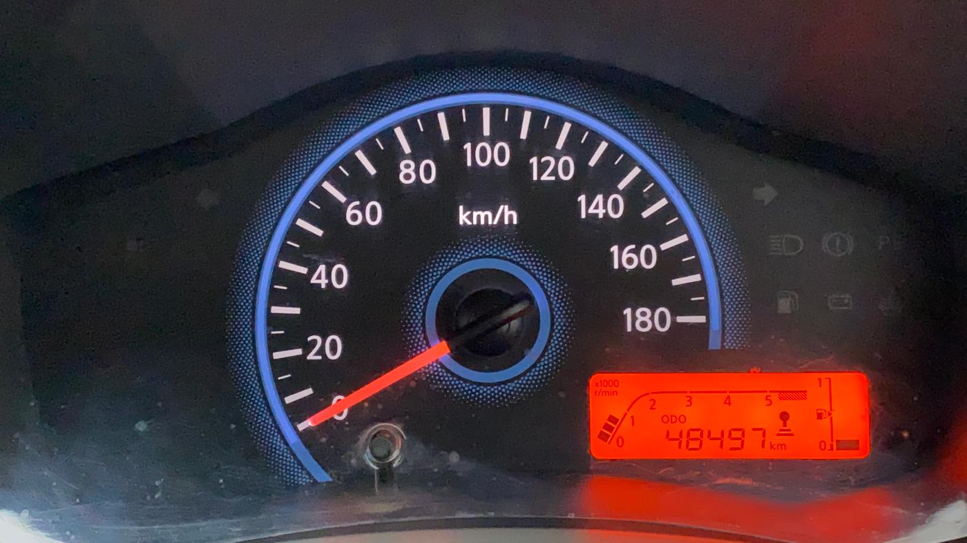 2016 Datsun Redi Go T (O), Petrol, Manual, 48,496 km, Odometer Image