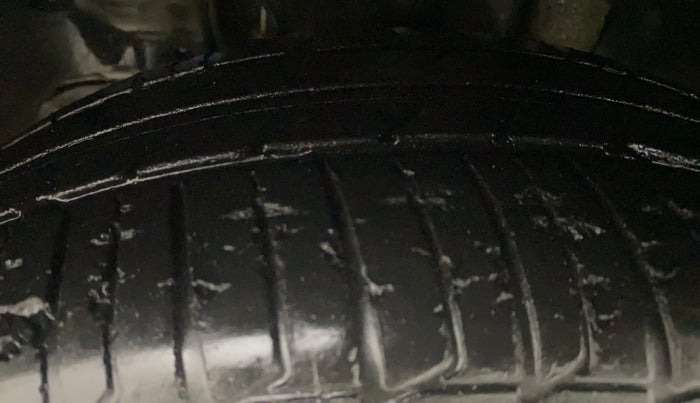 2021 Tata TIGOR XZA PLUS PETROL, Petrol, Automatic, 45,438 km, Left Front Tyre Tread