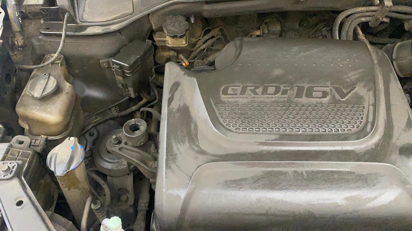 2015 Hyundai Santa Fe 4 WD AT, Diesel, Automatic, 67,536 km, Engine View - Right