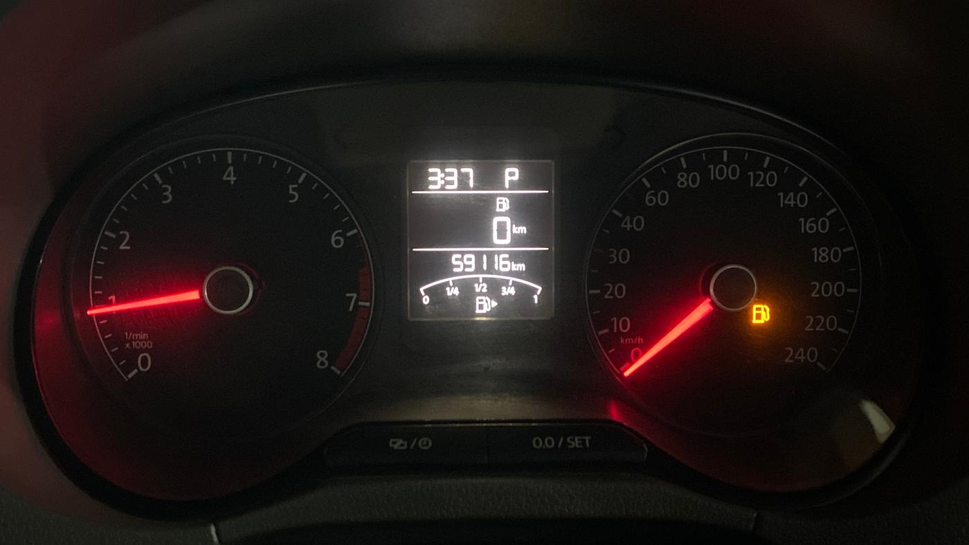 2016 Volkswagen Vento HIGHLINE PETROL AT, Petrol, Automatic, 59,101 km, Odometer Image