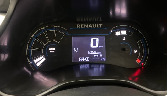 2021 Renault TRIBER RXZ AMT DUAL TONE, Petrol, Automatic, 60,557 km, Odometer Image