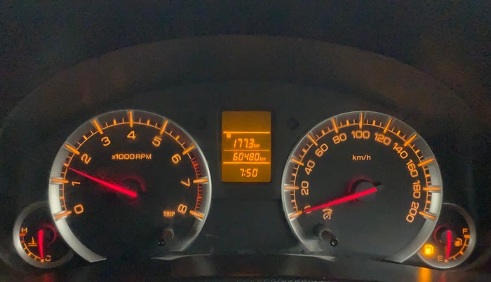 2015 Maruti Swift VXI, CNG, Manual, 60,549 km, Odometer Image