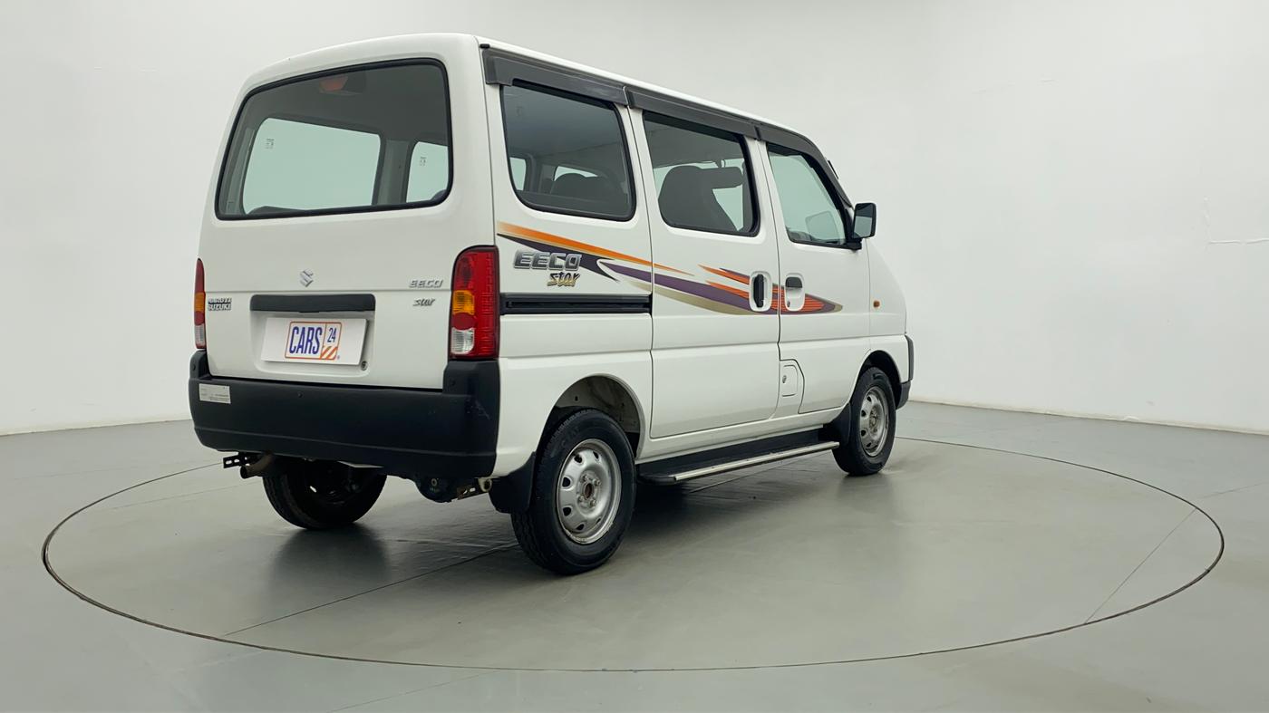 2017 Maruti Eeco 5 STR WITH AC PLUSHTR, CNG, Manual, 12,321 km, Right Back Diagonal (45- Degree) View