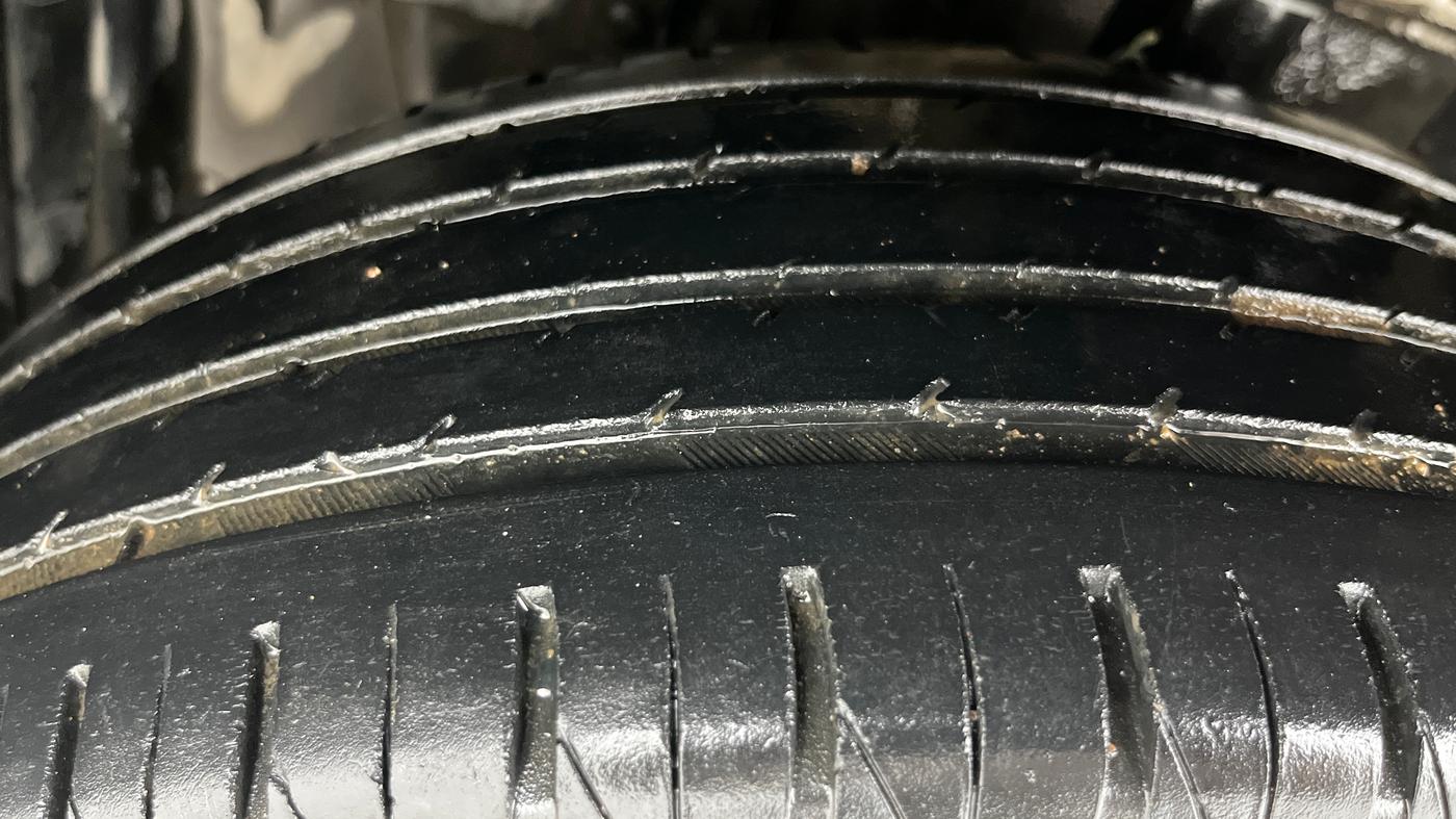 2022 Maruti Vitara Brezza ZXI PLUS, Petrol, Manual, 54,890 km, Left Front Tyre Tread