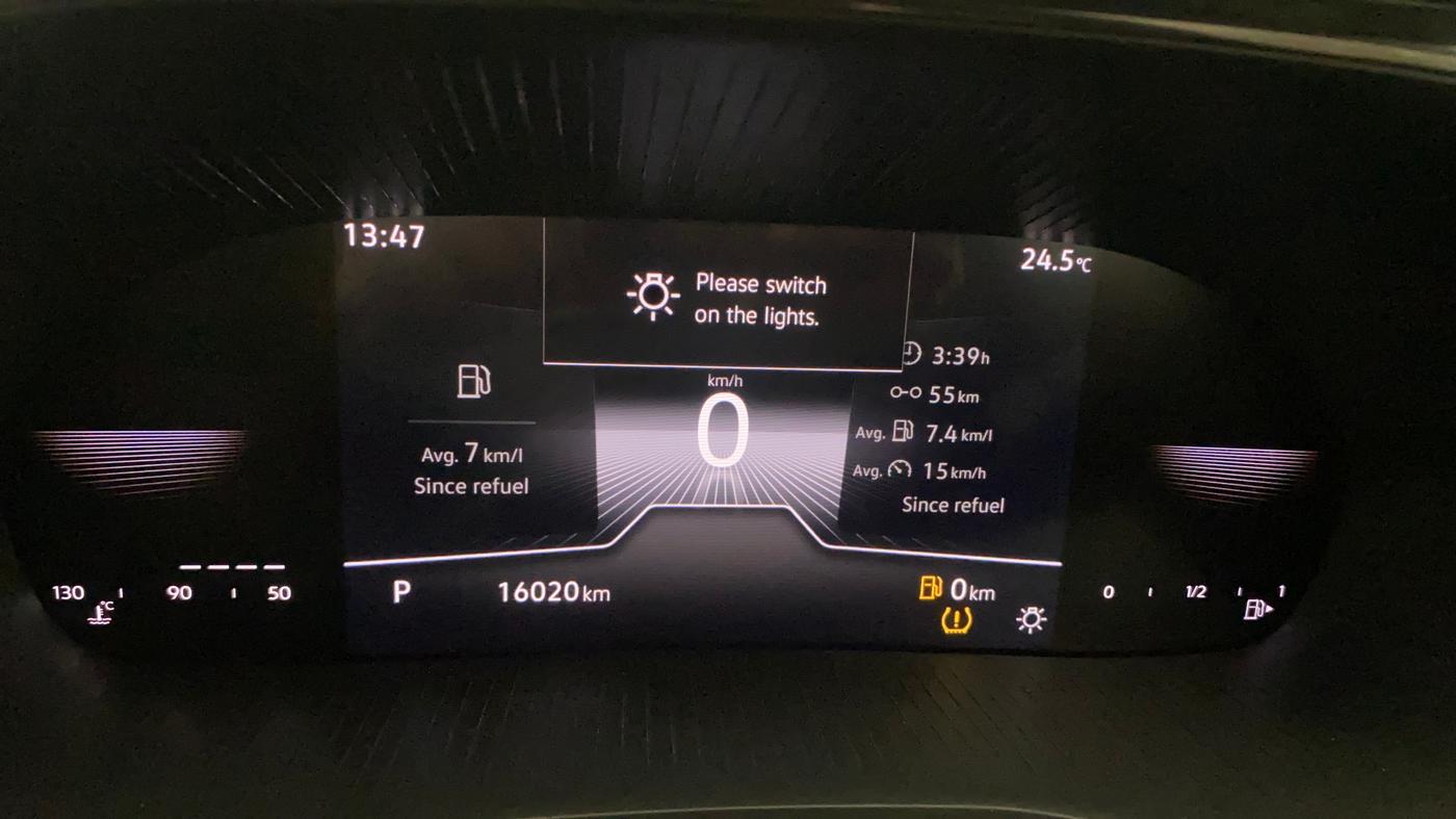 2025 Skoda Kylaq Prestige AT, Petrol, Automatic, 16,020 km, Odometer Image