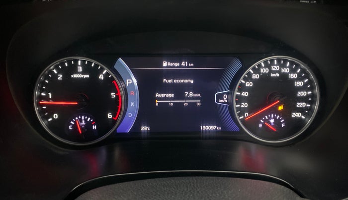 2019 KIA SELTOS HTX PLUS AT1.5 DIESEL, Diesel, Automatic, 1,30,096 km, Odometer Image