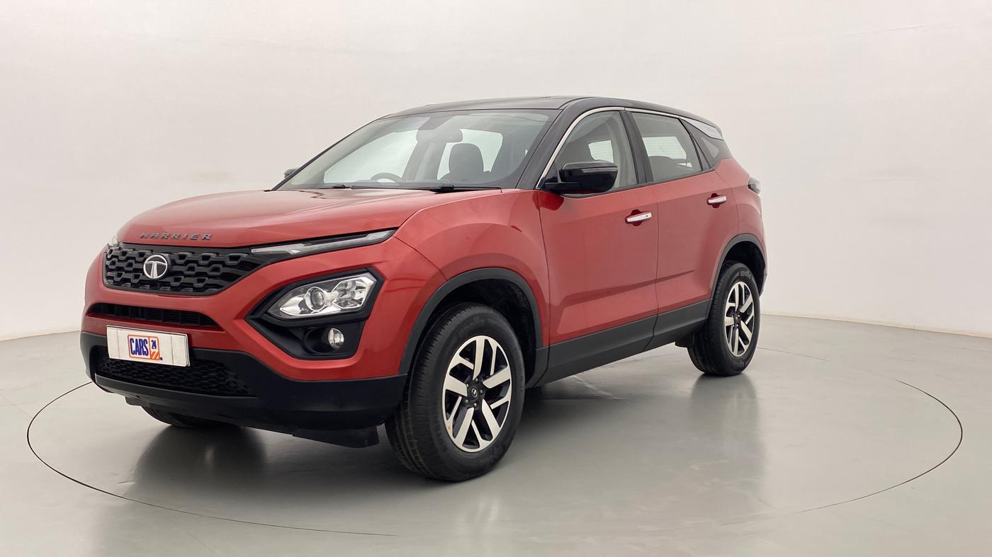 2020 Tata Harrier XZA + DUAL TONE, Diesel, Automatic, 24,344 km, Left Front Diagonal