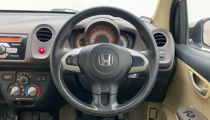 2013 Honda Brio V MT, Petrol, Manual, 57,827 km, Steering Wheel Close Up