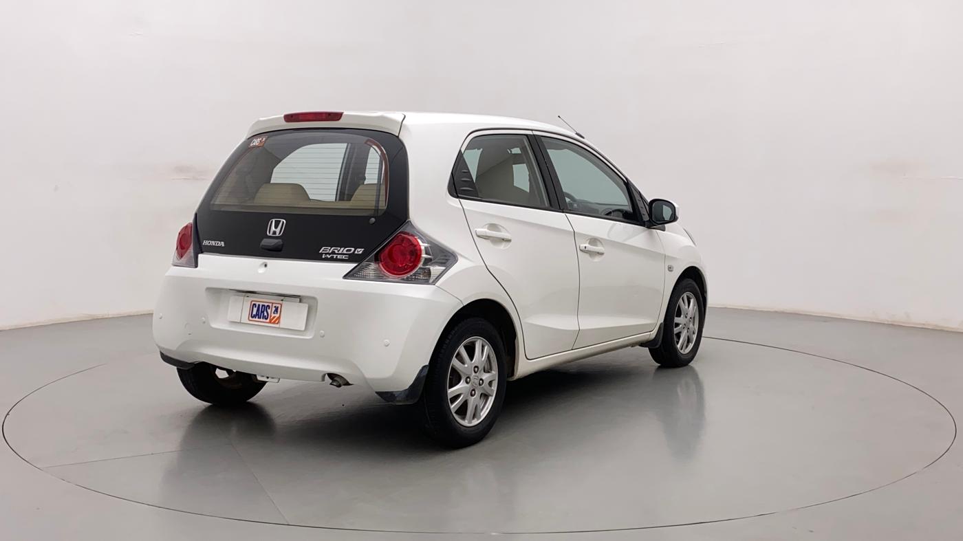 2013 Honda Brio V MT, Petrol, Manual, 57,827 km, Right Back Diagonal