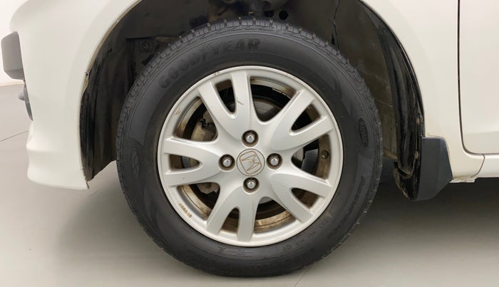 2013 Honda Brio V MT, Petrol, Manual, 57,827 km, Left Front Wheel
