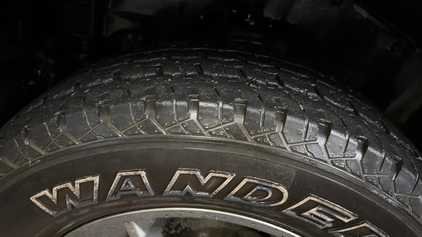 2021 Mahindra Thar LX PETROL HT 4WD AT, Petrol, Automatic, 11,175 km, Left Front Tyre Tread