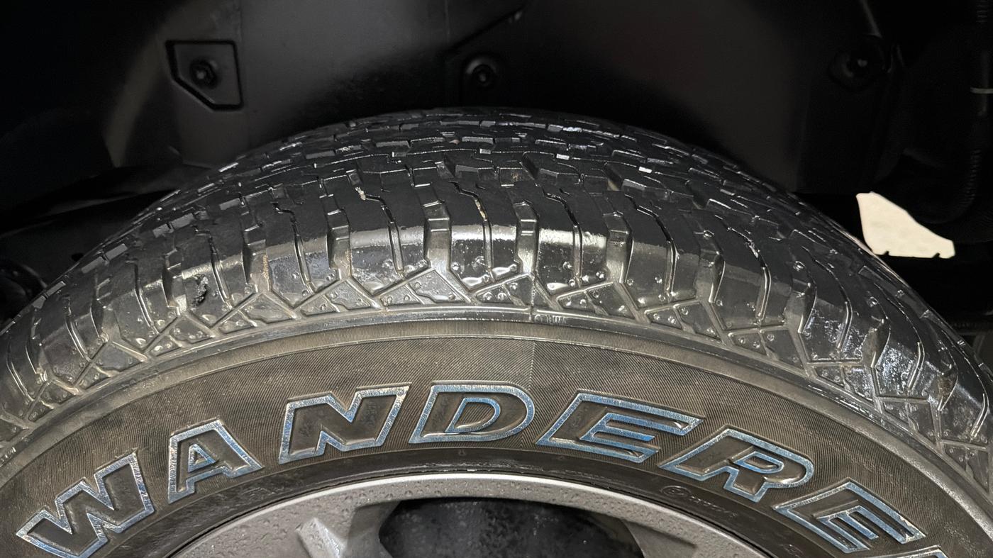 2021 Mahindra Thar LX PETROL HT 4WD AT, Petrol, Automatic, 11,175 km, Left Rear Tyre Tread
