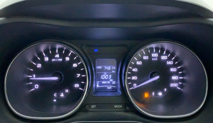 2017 Tata NEXON XZ PLUS PETROL, Petrol, Manual, 74,639 km, Odometer Image