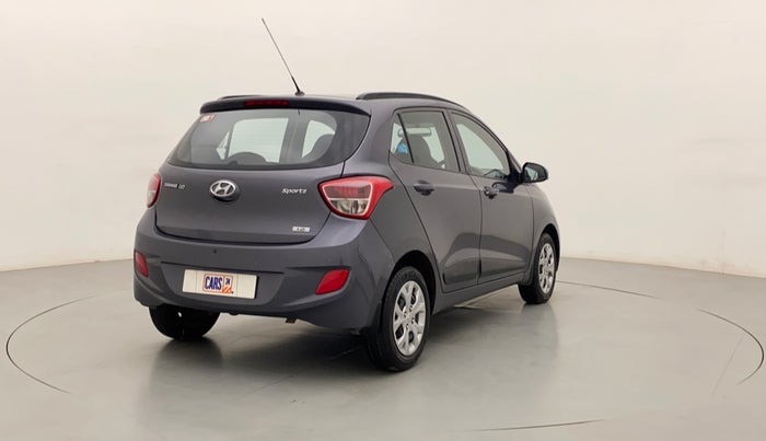 2016 Hyundai Grand i10 SPORTZ 1.2 KAPPA VTVT, Petrol, Manual, 48,956 km, Right Back Diagonal