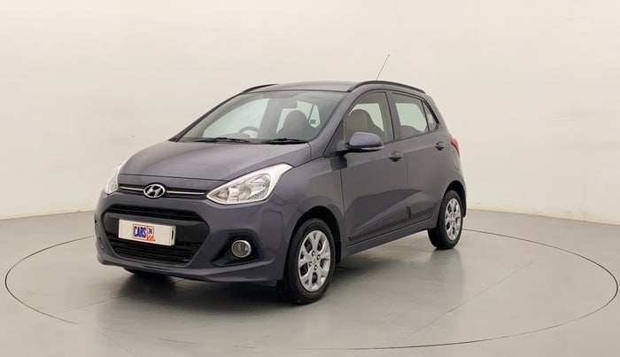 2016 Hyundai Grand i10 SPORTZ 1.2 KAPPA VTVT, Petrol, Manual, 48,956 km, Left Front Diagonal