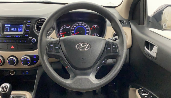 2016 Hyundai Grand i10 SPORTZ 1.2 KAPPA VTVT, Petrol, Manual, 48,956 km, Steering Wheel Close Up