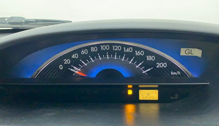 2013 Toyota Etios Liva G, Petrol, Manual, 58,634 km, Odometer Image