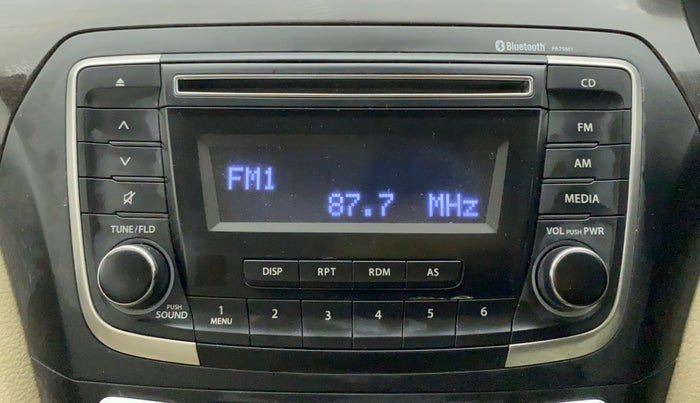 2018 Maruti Ciaz ZETA 1.4  AT PETROL, Petrol, Automatic, 1,19,997 km, Infotainment System