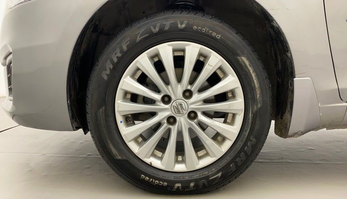 2018 Maruti Ciaz ZETA 1.4  AT PETROL, Petrol, Automatic, 1,19,997 km, Left Front Wheel
