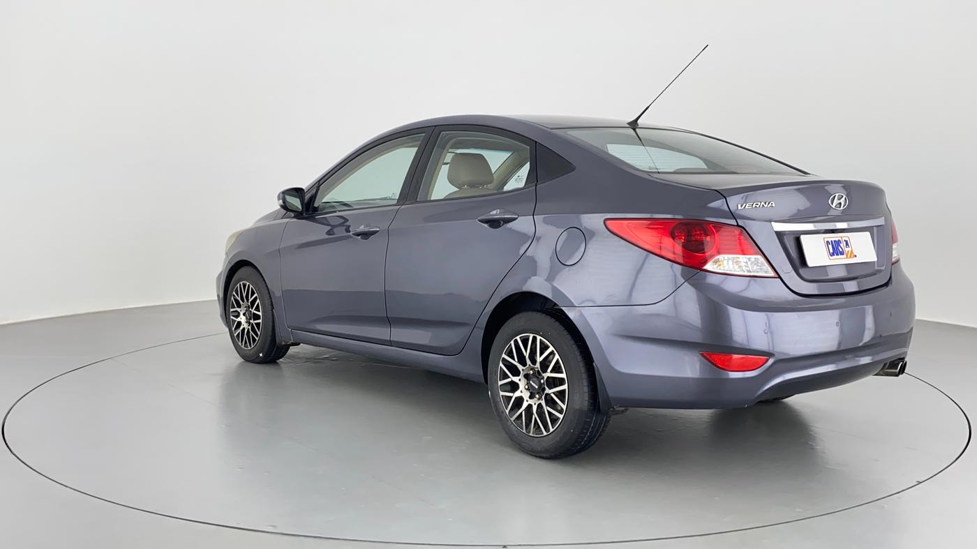 2014 Hyundai Verna FLUIDIC 1.4 EX CRDI, Diesel, Manual, 78,498 km, Left Back Diagonal